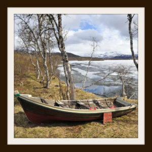 photo Norvège, bateau et lac